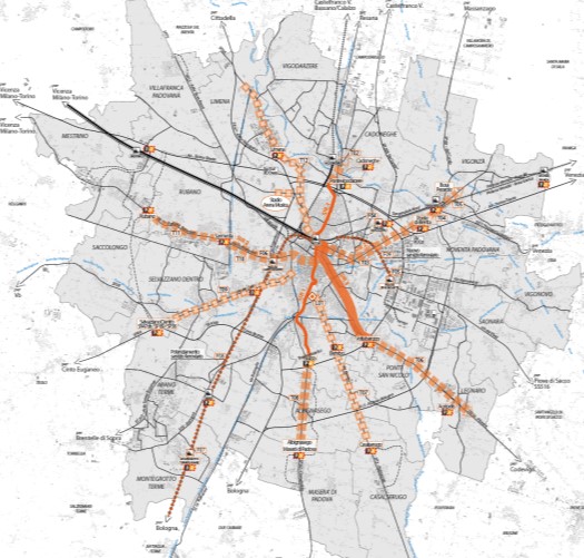 mappa COMEPA Padova